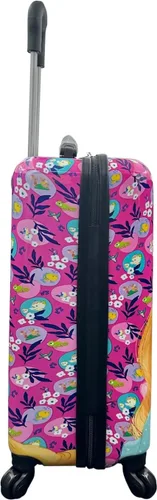 Miniatura 4 de Fast Forward Maleta de mano ligera con licencia para niños, de lado duro, de 20 pulgadas, Multi colorido, Princesa