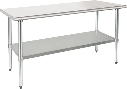 Miniatura 16 de HARDURA Mesa de trabajo de acero inoxidable comercial de 18 x 24 pulgadas, mesa de preparación de cocina y banco de trabajo comercial resistente