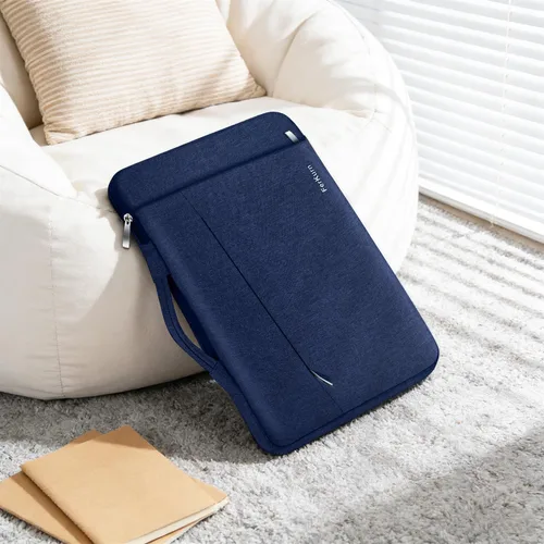 Miniatura 3 de Ferkurn Funda para Laptop para Hombres y Mujeres Funda para Chromebook Compatible con MacBook Air/Pro Lenovo Surface HP Dell ASUS Acer, 15.6 Azul