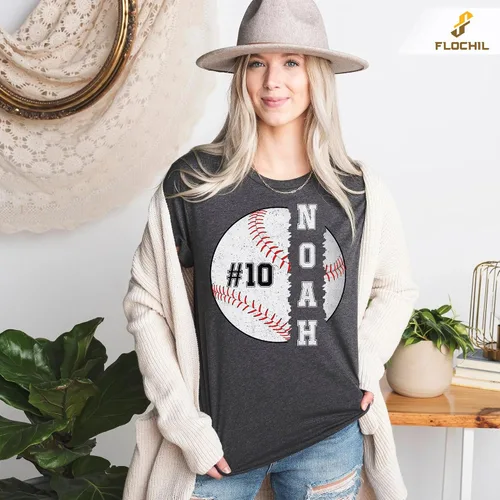 Miniatura 5 de Camiseta de béisbol personalizada, camisetas de béisbol para mujer, camisetas de béisbol para mujer, camiseta con número de nombre personalizado