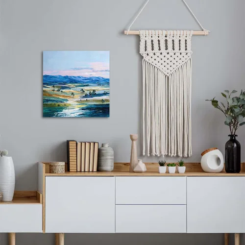 Miniatura 4 de ATELIYISHU Lienzo decorativo para pared, imágenes al aire libre, arte de pared, impresionismo, paisaje de naturaleza serena, pintura al óleo