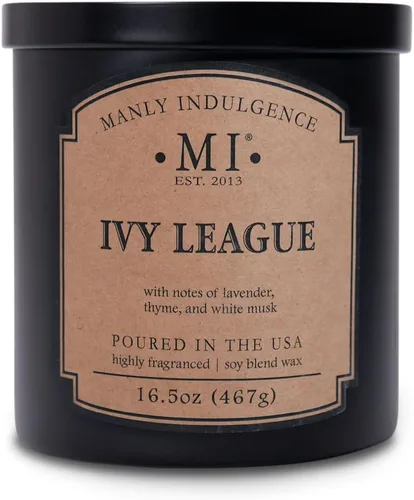 Miniatura 10 de Manly Indulgence Last Call - Velas perfumadas para hombres, 2 mechas, 16.5 onzas, cera de mezcla de soja premium, 60 horas de combustión, velas