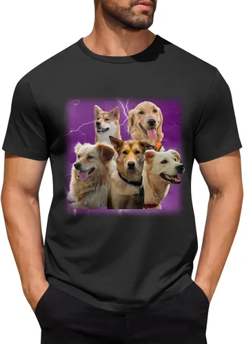 Miniatura 47 de Camisetas personalizadas para hombre, camiseta personalizada con fotos, imagen de mascota, camiseta unisex, diseña tu propio regalo divertido