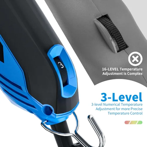 Miniatura 8 de Cuchillo caliente eléctrico giratorio de 250 W, kit de herramientas de corte de espuma, sistema de refrigeración por aire de cuerpo completo