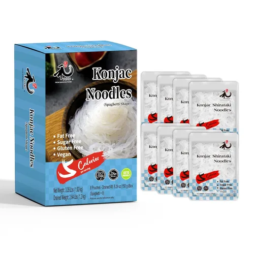 Miniatura 10 de YUHO Shirataki Konjac - Arroz para el interior, vegano, sin gluten, sin grasa, apto para dieta cetogénica, bajo en carbohidratos, 53.61 onzas