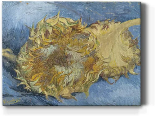 Miniatura 15 de Renditions Gallery Vincent Van Gogh Impreso Flores de almendra, famosa reproducción de pintura, lienzo de alta calidad envuelto en galería, listo
