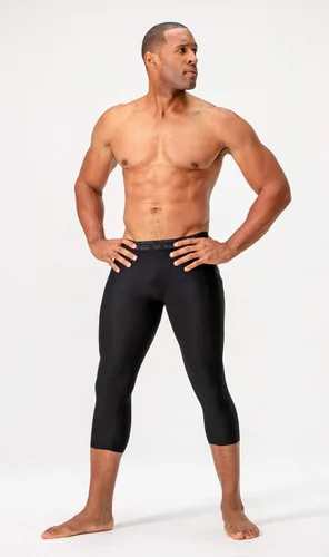 Miniatura 3 de DEVOPS - Mallas de compresión para hombre 34 (2 unidades) para correr capa base leggins activos