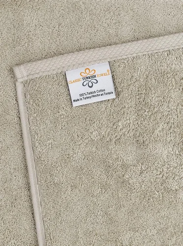 Miniatura 2 de Towels Beyond - Juego de toallas de lujo de 6 piezas, 100% algodón turco, de secado rápido, altamente absorbente y cómodo, incluye 2 toallas de Beige