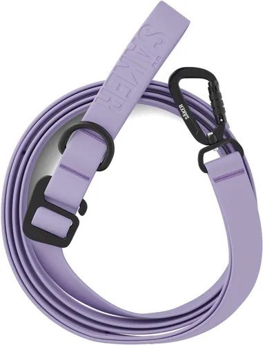 Miniatura 8 de Säker Kelp™ Correa Impermeable para Perros – Resistente, A Prueba de Olores, Correa para Perros Ajustable de 4 a 6 pies de Largo con Mosquetón