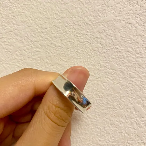 Miniatura 36 de Anillos de banda ancha de plata de ley 925 vintage hechos a mano para mujeres/hombres, anillo ajustable para el pulgar