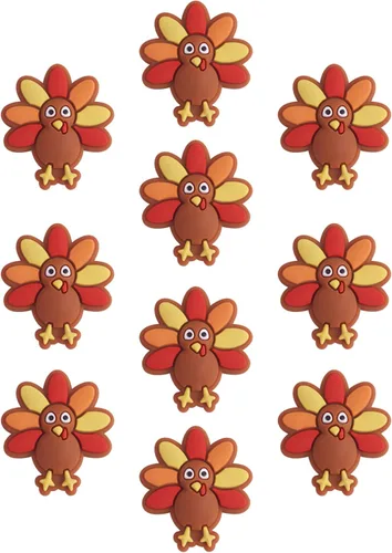 Miniatura 14 de 12 cuentas focales de silicona de animales para hacer llaveros con cuentas focales de ciervos para bolígrafos, pulseras de bricolaje, manualidades