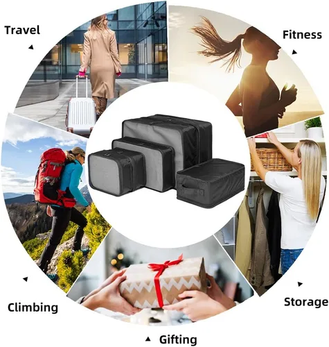 Miniatura 4 de Cubos JJ POWER de empacado para viajes. Bolsas de viaje que incluye bolsa de zapatos