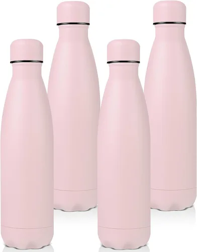 Miniatura 46 de Volhoply Botellas de agua aisladas de 25 onzas, paquete de 1/2/4, termo de acero inoxidable de doble pared que mantiene el frío y el calor, botella