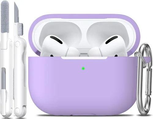 Miniatura 41 de Funda para AirPods con llavero, protección completa, de silicona, accesorios para AirPods, funda para hombres, mujeres y adolescentes, con estuche