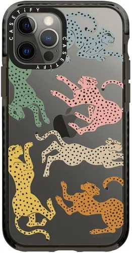 Miniatura 30 de CASETiFY Impact - Funda para iPhone 12 y iPhone 12 Pro, Bearly Awake, color negro transparente
