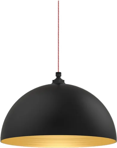 Steel Lighting Co. Melrose - Lámpara colgante | Montada en el techo | Cúpula redonda de 18 pulgadas | Estilo moderno contemporáneo de granja