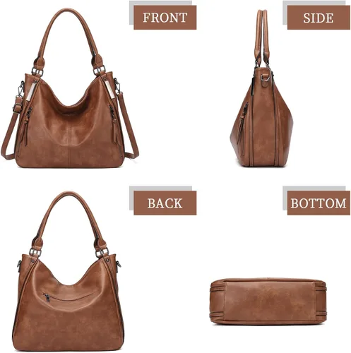 Miniatura 5 de Monederos grandes para mujer, bolsos de hombro para mujer