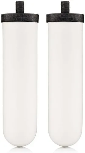 British Berkefeld 7" Ultra Sterasyl cartucho de filtro de agua de cerámica por gravedad | paquete de 2 | reduce la contaminación | mejora el sabor y