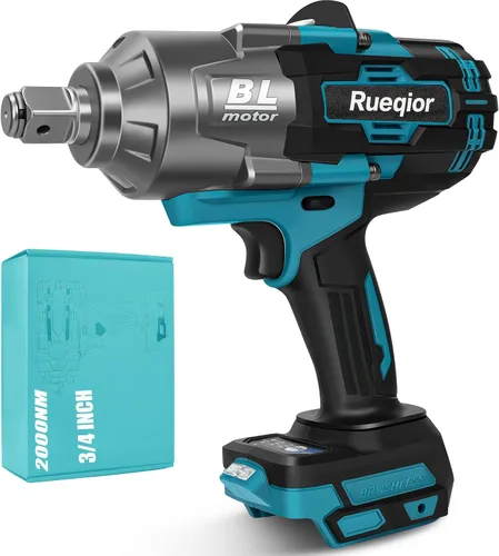 Miniatura 16 de Cordless Impact Wrench 1/2" Compatible with Makita 18V Battery, Impact Wrench 1000FT-LBS(1360N.m) High Torque Brushless Electric Impact Power Impact