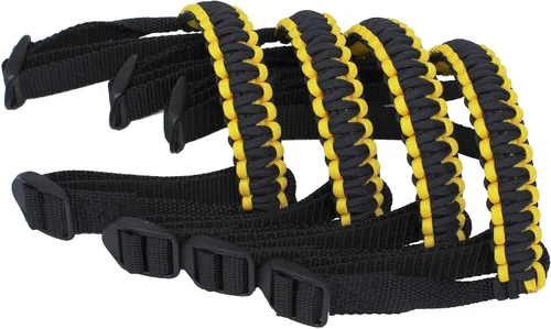 Miniatura 17 de BubbasGarageTv - Asas reversibles de Paracord para Jeep Wrangler - Verde lima y negro - Elige tus pares
