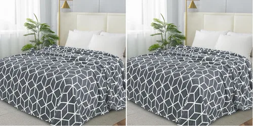 Miniatura 24 de Elegant Comfort Manta ultrasuave de microterciopelo de lujo, suave, mullida, tamaño matrimonial/queen, verde