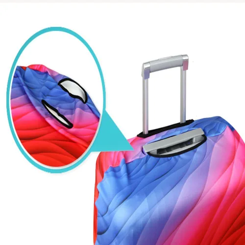 Miniatura 7 de YEKEYI Funda protectora de maleta de viaje con cremallera, funda de equipaje lavable de 18 a 32 pulgadas