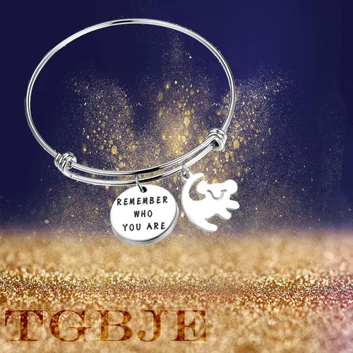 Miniatura 6 de TGBJE Pulsera inspirada en la pulsera Remember Who You Are para los fans del león