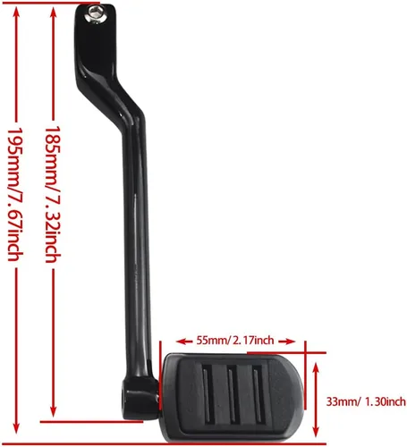Miniatura 3 de Clavijas de cambio de dedos, palancas delanteras con clavijas de cambio para Harley 1986-2017 FL Softail, 1988-2025 Touring Road King Road Glide