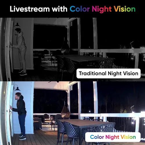 Miniatura 3 de WYZE Cam OG interior/exterior 1080p Wi-Fi cámara inteligente de seguridad para el hogar con visión nocturna a color, con cable, detección de Blanco