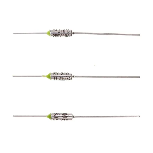 Miniatura 14 de Fusible térmico de temperatura metálica RY65 149.0 °F 149 ℉ 10A 250V 10 piezas