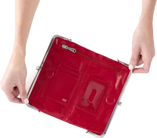 Miniatura 11 de HOBO Cartera de mano de cuero Lauren para mujer