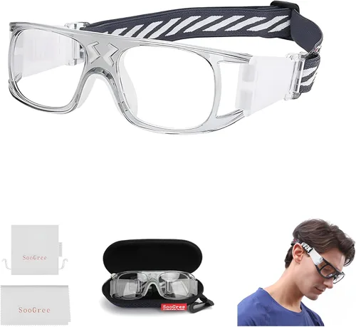 Miniatura 26 de SooGree Sports Goggles Racquetball Glassess Basketball Football Soccer Goggles for Men & Women Adjustable Strap