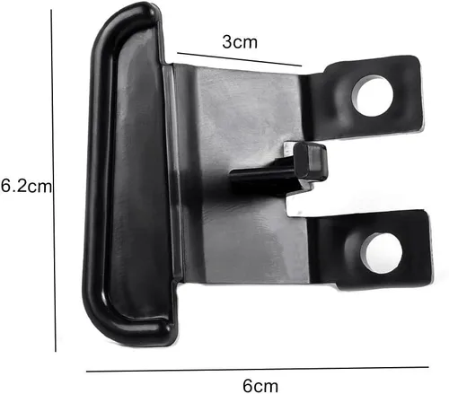 Miniatura 3 de JSP Manufacturing Pestillo de consola central Tapa Bloqueo Apoyabrazos para Trailblazer Envoy Rainier Bravada New Aftermarket Sustituye 88986007 (2)