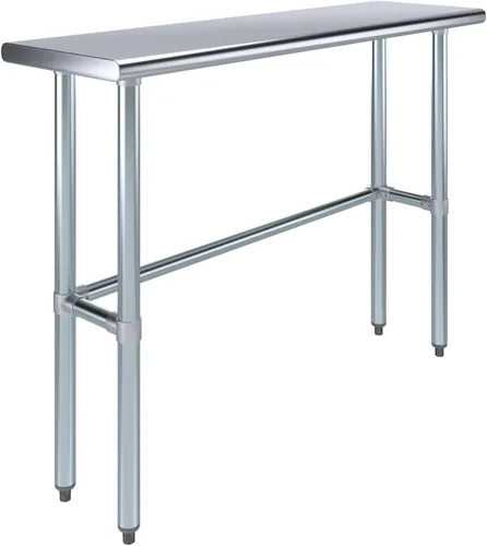 Miniatura 40 de MESA DE TRABAJO CON BARRA REMOVIBLE APROBADA POR LA NFS, Acero inoxidable