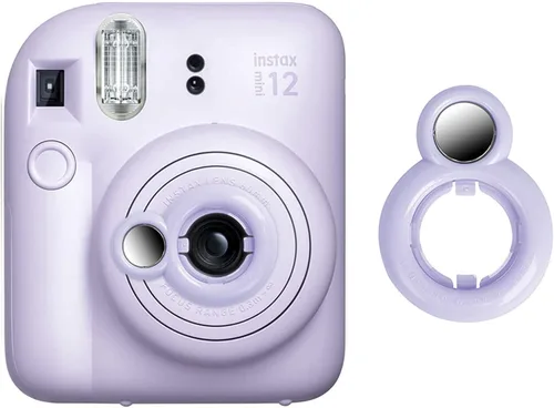 Miniatura 8 de MUZIRI KINOKOO Lente de primer plano compatible con cámara instantánea Fuji Instax Mini 12 con espejo autorretrato – Fuji Mini 12 lente selfie