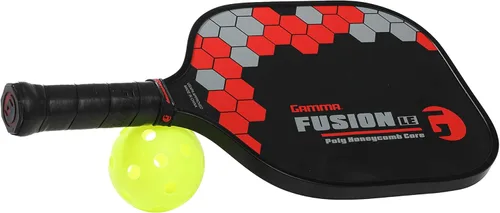Miniatura 9 de Gamma Pickleball Paddles, Fusion Series, React, Power, Wider Surface Maximizes Hit Potential for All Skill Levels, Indoor/Outdoor Racquet, USAPA