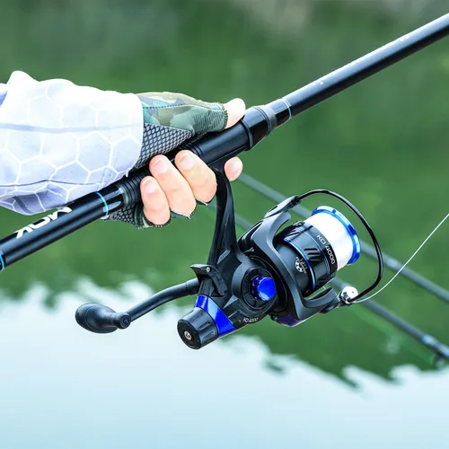 Miniatura 8 de Sougayilang Combo de Caña de Pesca de Surf Mediano/Pesado de 3 Piezas Baitfeeder Spinning Combo con Carrete de Tamaño 4000 para Viajes