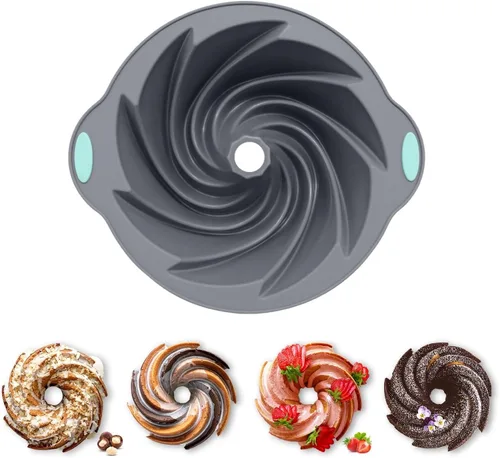 Miniatura 9 de Molde de Silicona para Pan de Molde, Moldes Antiadherentes para Pan Casero, Molde de Silicona para Hornear con Marco Reforzado de Metal Mayor