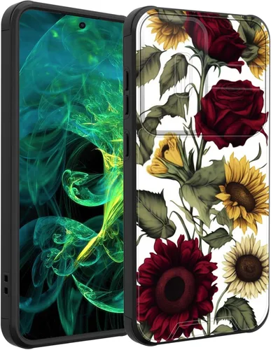 Miniatura 87 de Funda para Galaxy A16 5G con cubierta para cámara deslizante, resistente de doble capa, híbrida, a prueba de golpes, funda protectora resistente
