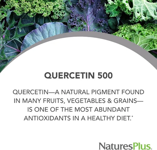Miniatura 2 de NaturesPlus PRO Quercetina 500 mg - 60 cápsulas - Promueve la protección de radicales libres y apoya una respuesta inmune saludable - Sin OMG