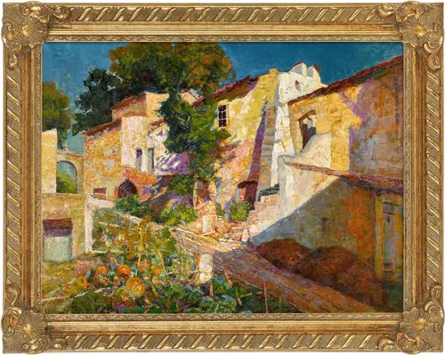 Miniatura 13 de Marco dorado antiguo para lienzo estirado de 8 x 10, marco de pintura barroca de madera maciza para retratos, paisajes, impresiones de arte