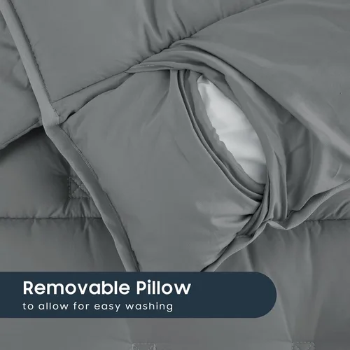 Miniatura 4 de Wake In Cloud - Tapete para siesta para niños pequeños con almohada y manta, para niños y niñas de 3 años más en jardín de infantes, preescolar, Gris