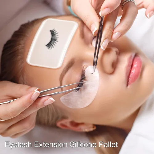 Miniatura 2 de 6 almohadillas de silicona para pestañas postizas para extensiones de pestañas, pestañas sueltas, herramientas de extensiones de pestañas