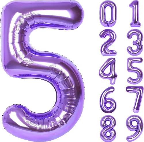 Miniatura 38 de SINBEE Globo dorado del número 10, papel de aluminio Mylar de 40 pulgadas, decoración de fiesta reutilizable para cumpleaños, aniversario, Oro