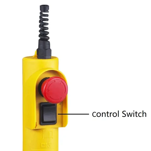 Miniatura 2 de JDNN LA158-2 250V 10A 6 pines Eléctrico Impermeable Doble Momentario Interruptores Pulsador Pulsador Accesorios Piezas de Polipasto Negro