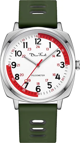Miniatura 2 de Diaofendi Reloj de enfermera impermeable para profesionales médicos, mujeres y hombres, 24 horas con segunda mano, esfera militar fácil de leer