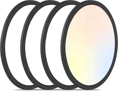 Miniatura 12 de Lámparas de techo de montaje empotrado de 3200 lm, color negro, 12 pulgadas, luces LED de techo regulables para dormitorio, CCT ajustable 3000K