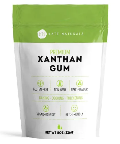 Kate Naturals Goma xantana para hornear, helado y espesante de salsa (8 onzas, sin gluten, grado alimenticio)