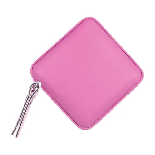 Miniatura 16 de HARFINGTON Cinta métrica retráctil cuadrada de 59.1 in/60 pulgadas, funda de cuero suave, tamaño de bolsillo para cuerpo, tela, medidas de costura
