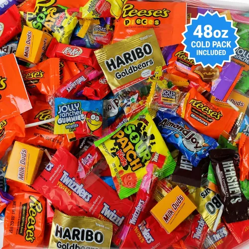 Paquete variado de chocolates y dulces, 2 libras, surtido de dulces de chocolate a granel, bolsa de caramelos a granel CandyMix, caramelos y